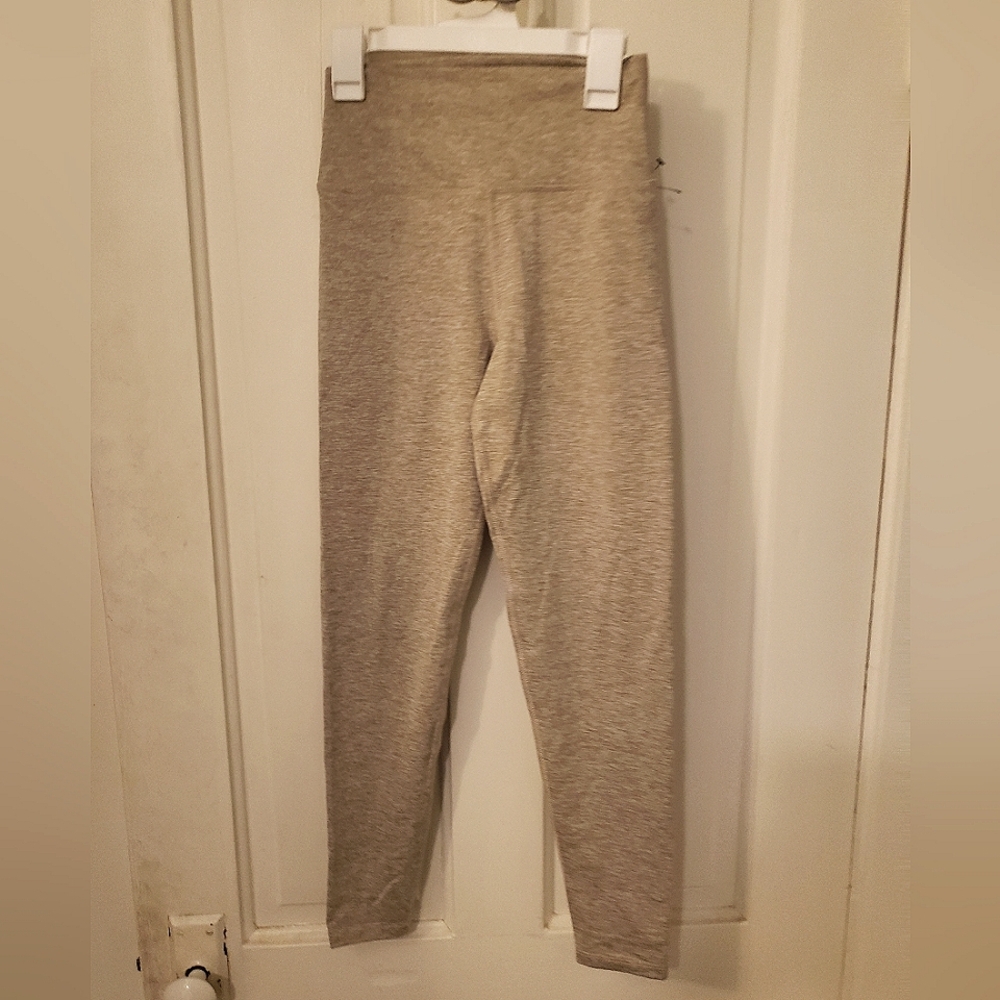 Sage Collective Tab Leggings with High-Rise Waistband and Tapered Legs